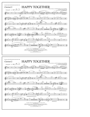 Happy Together - Clarinet 2