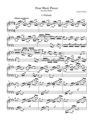 Four Short Pieces, for Solo Piano