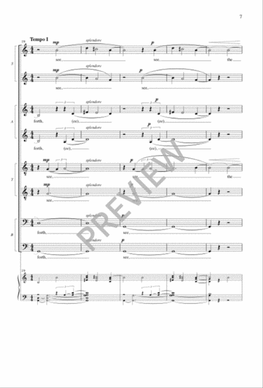 The Heart's Reflection SSAATTBB scores gallery preview page 7