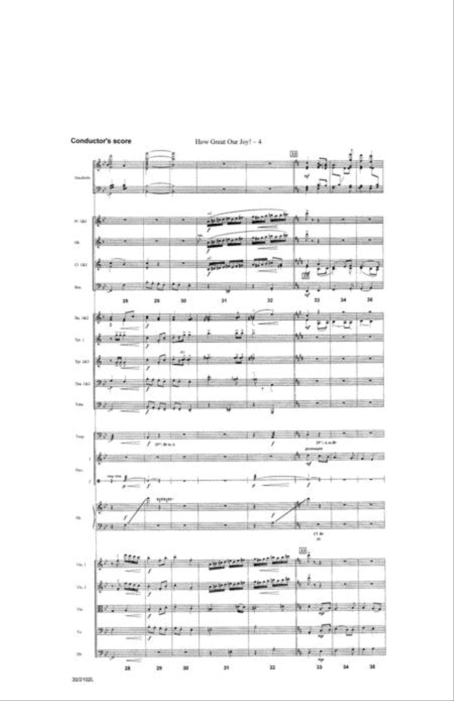 How Great Our Joy! - Orchestra Score and Parts