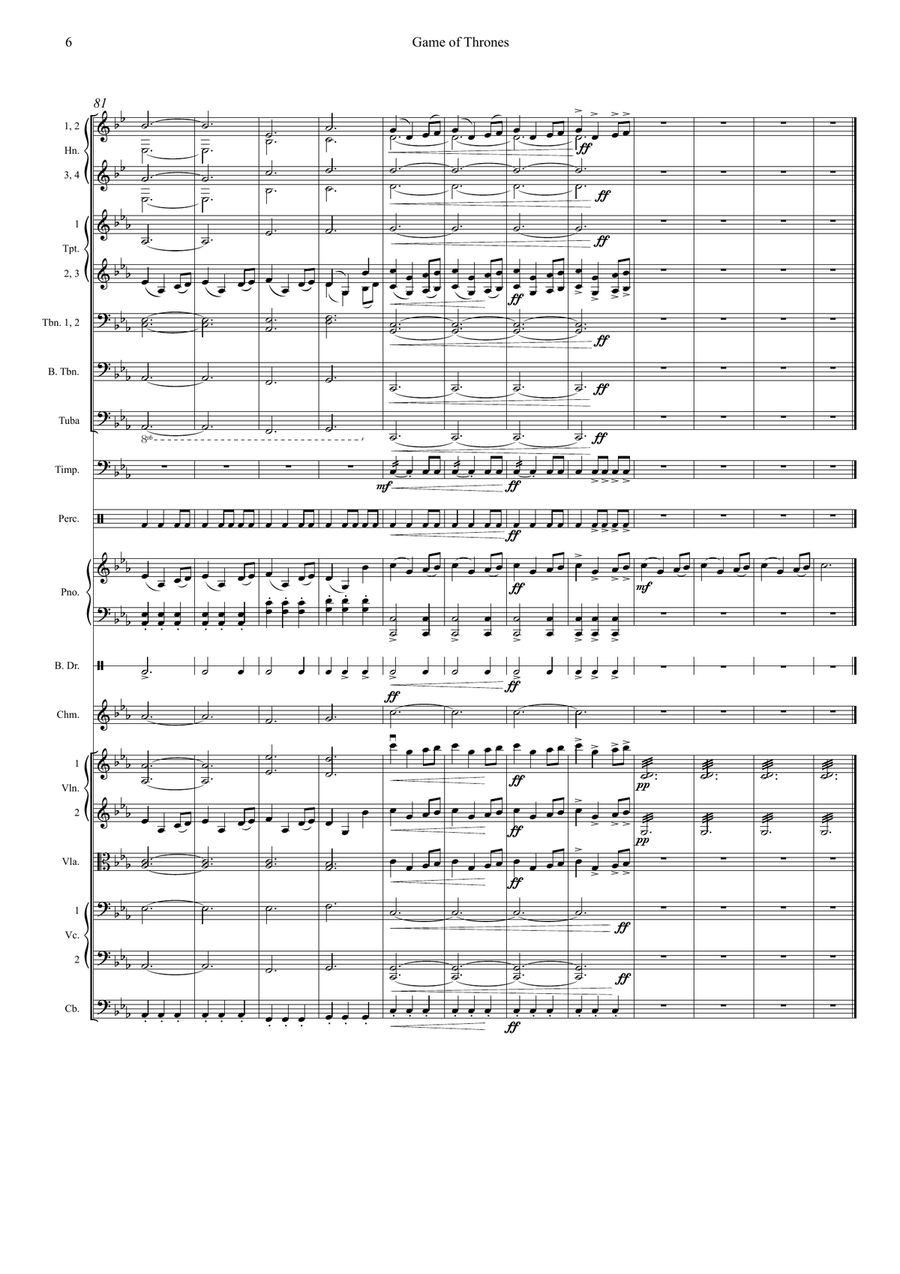 Game Of Thrones Game Of Thrones String Orchestra scores gallery preview page 6