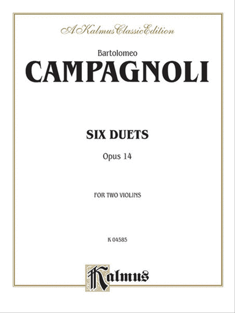 Six Duets, Op. 14 String Duet scores gallery preview page 1