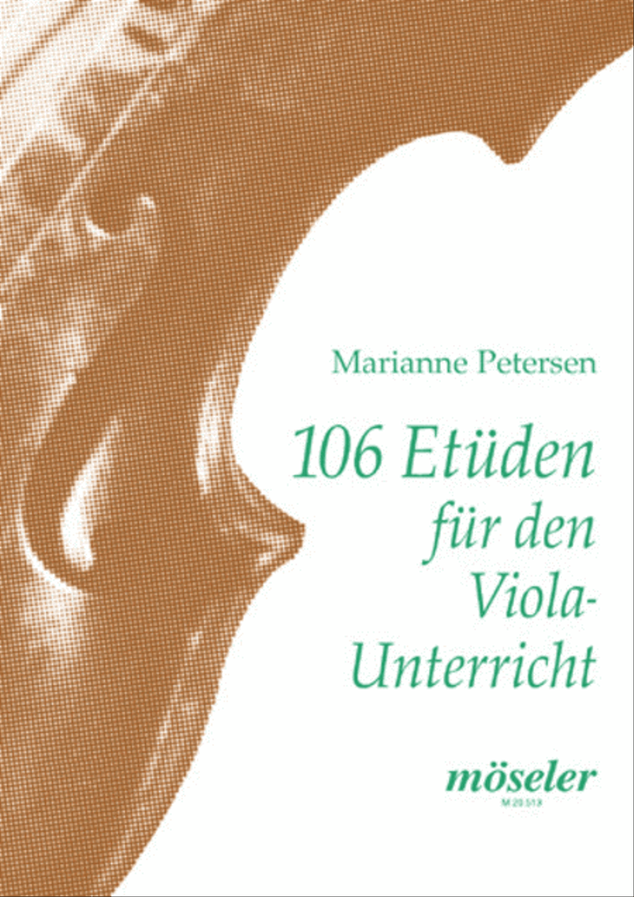 106 etudes for the viola lessons Viola Solo scores gallery preview page 1