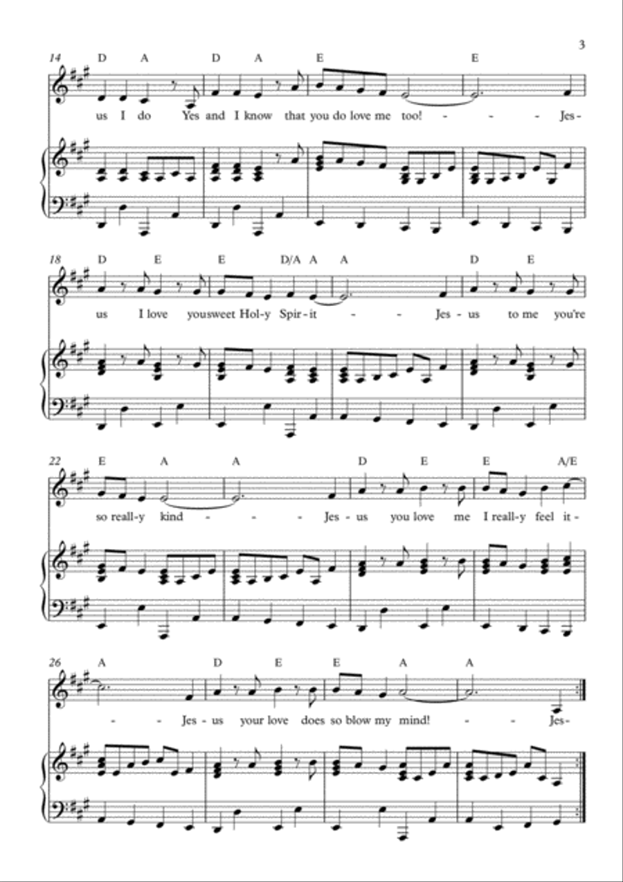 Jesus I Love You Voice scores gallery preview page 3