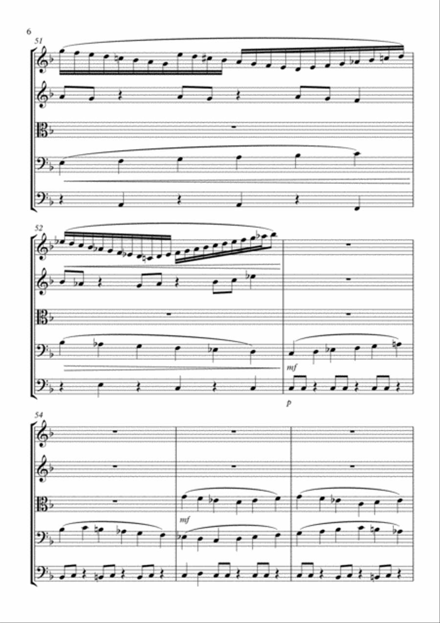 Sarah Love String Quintet scores gallery preview page 6