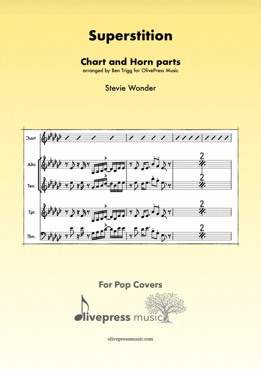 Superstition Tenor Saxophone scores gallery preview page 1