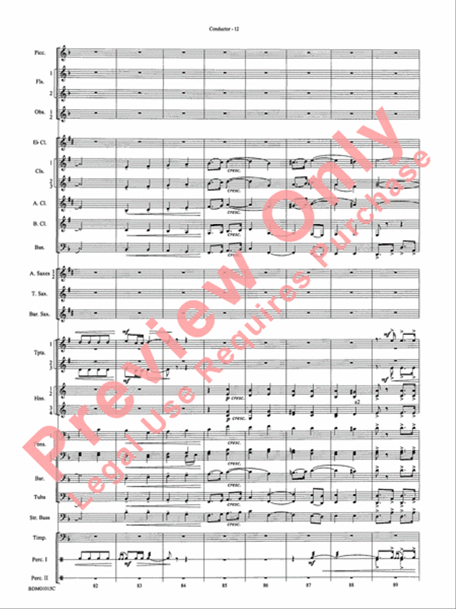 Brighton Beach Brighton Beach Concert Band scores gallery preview page 14