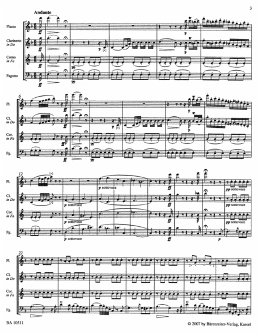 Chamber Music without piano / Musica da camera senza pianoforte Chamber Orchestra scores gallery preview page 2