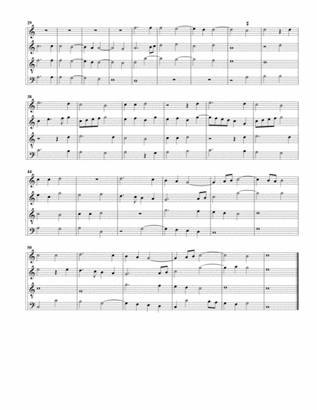 Bergerette savoyene (arrangement for 4 recorders)