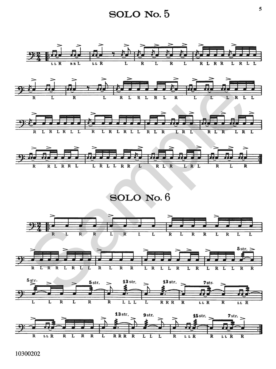 The All American Drummer Snare Drum scores gallery preview page 6