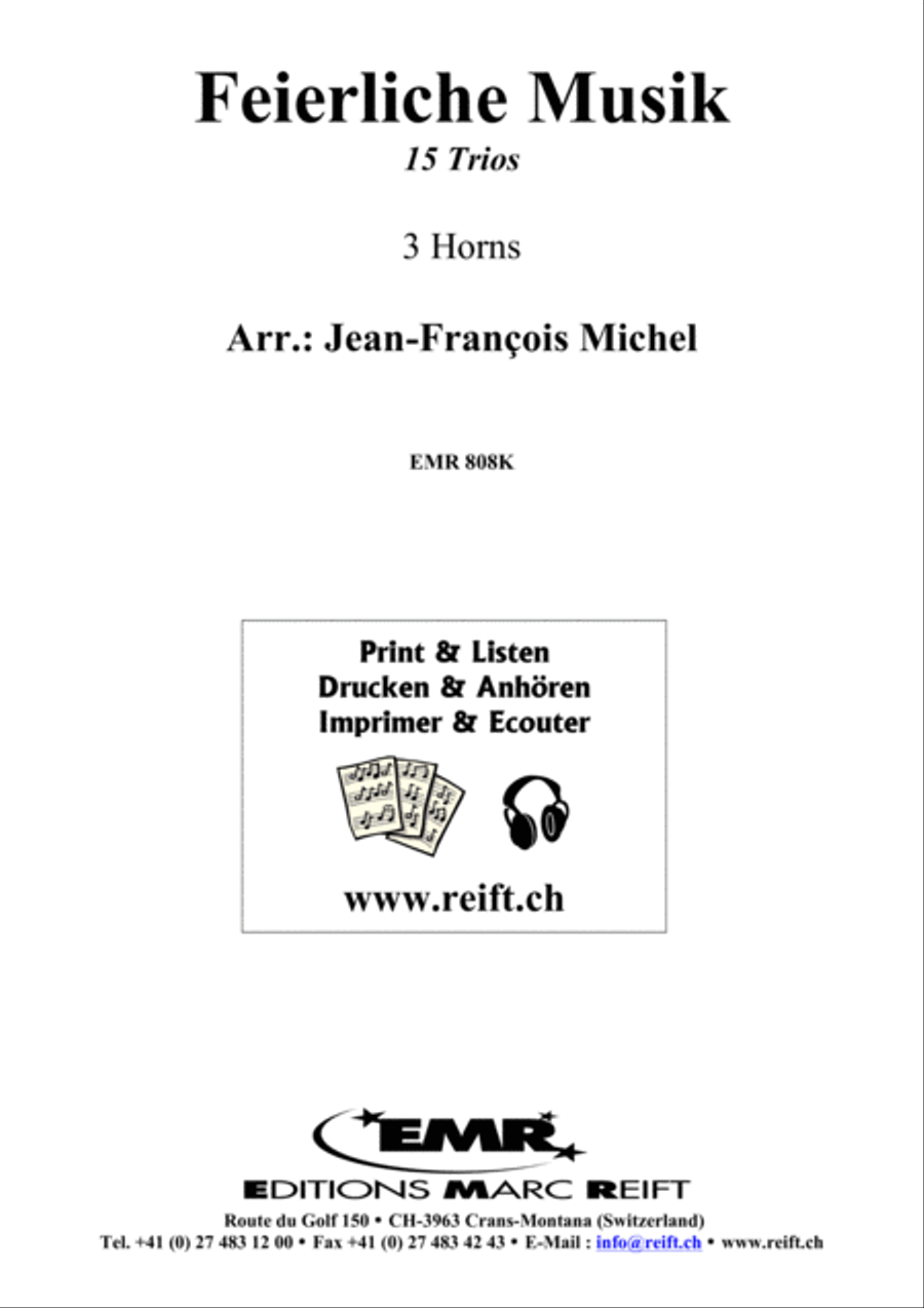 Feierliche Musik Feierliche Musik Horn scores gallery preview page 2