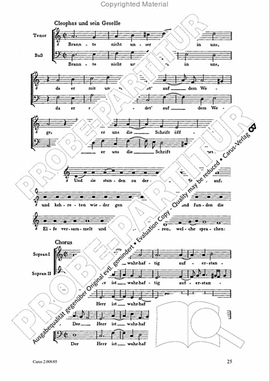 Auferstehungs-Historie SSAATB scores gallery preview page 26