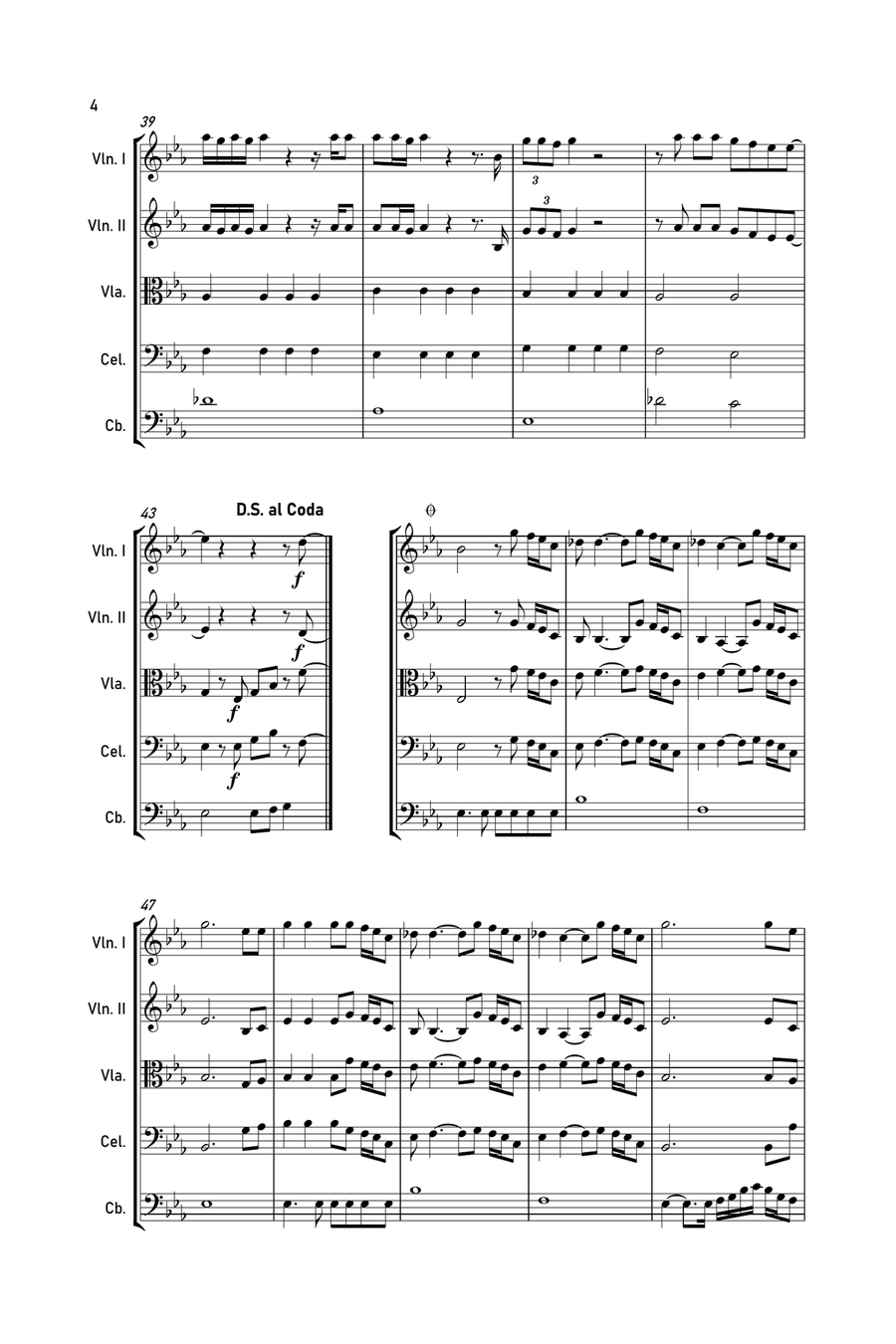 Angels String Quartet scores gallery preview page 4