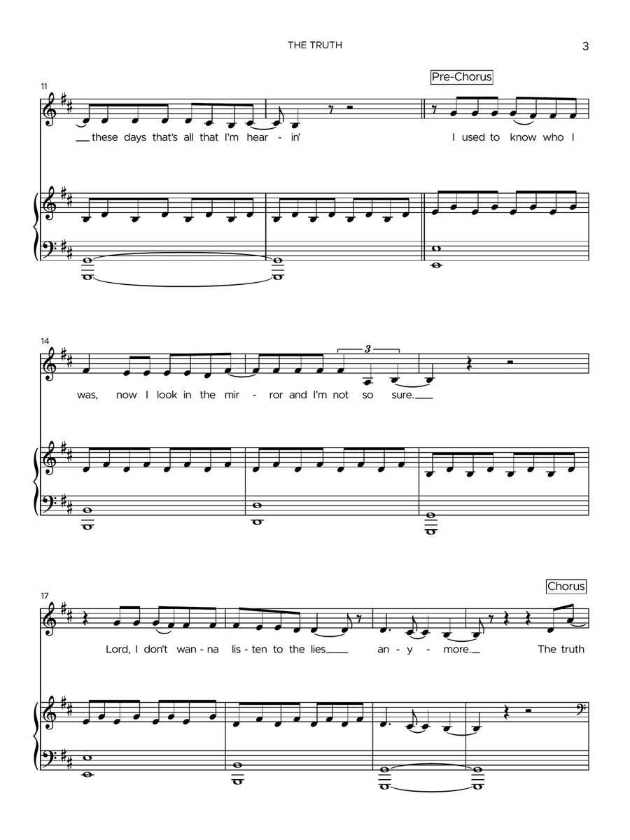 The Truth Voice scores gallery preview page 3