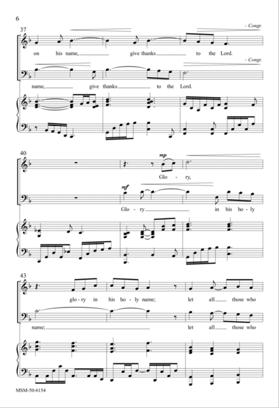 Give Thanks 2-Part scores gallery preview page 6