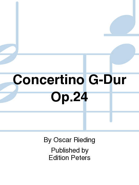 Concertino G-Dur Op. 24