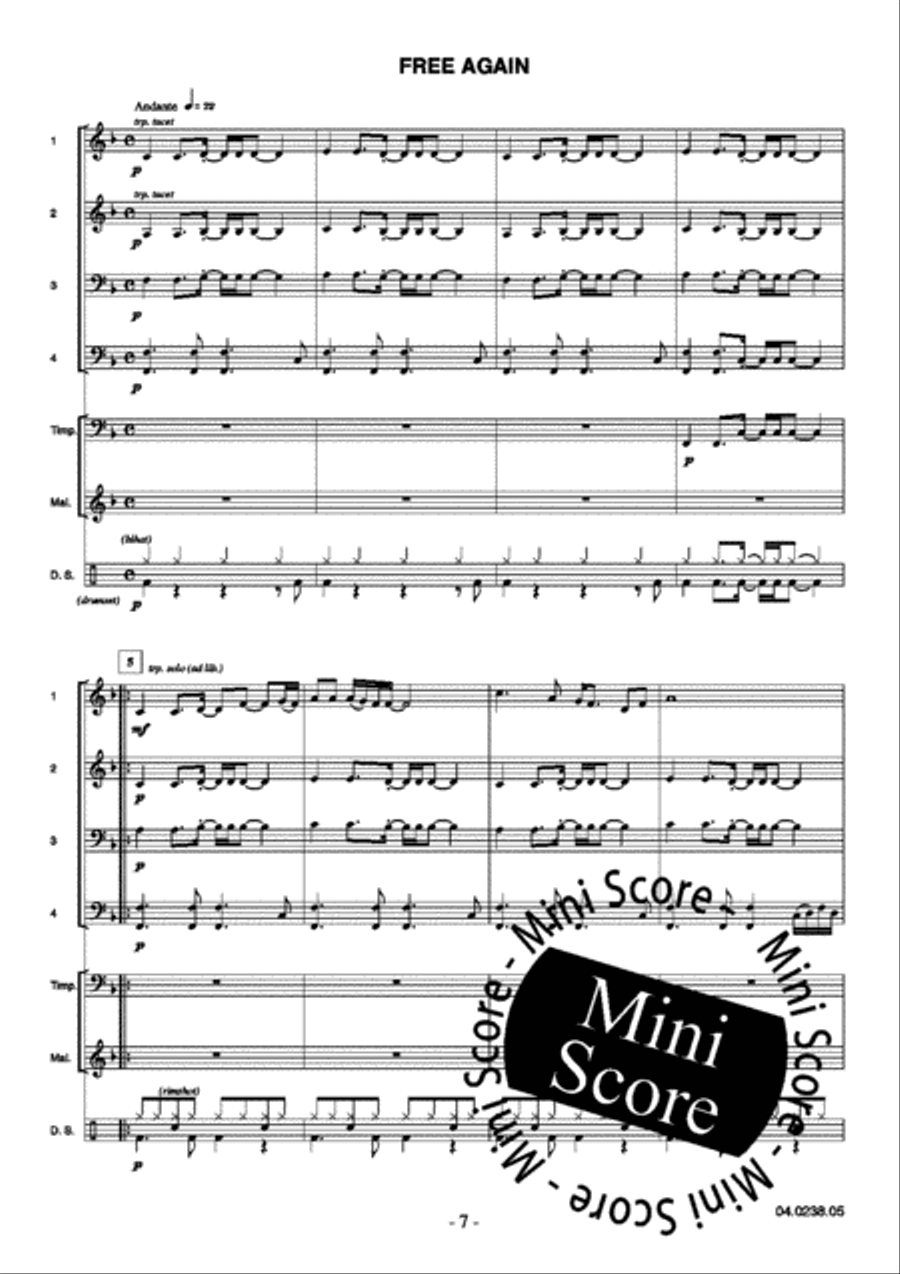 Adventure Games Brass Band scores gallery preview page 11