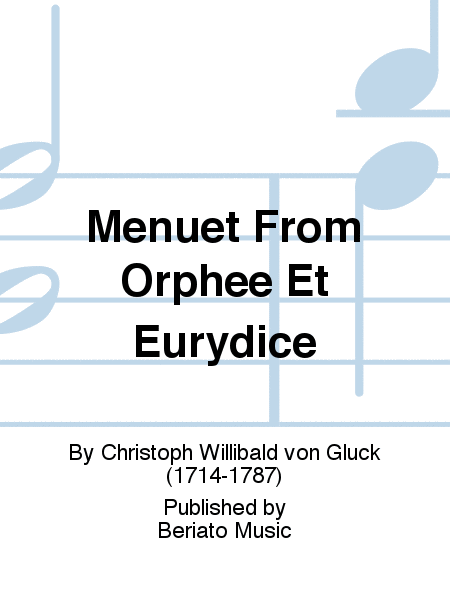 Menuet From Orphee Et Eurydice