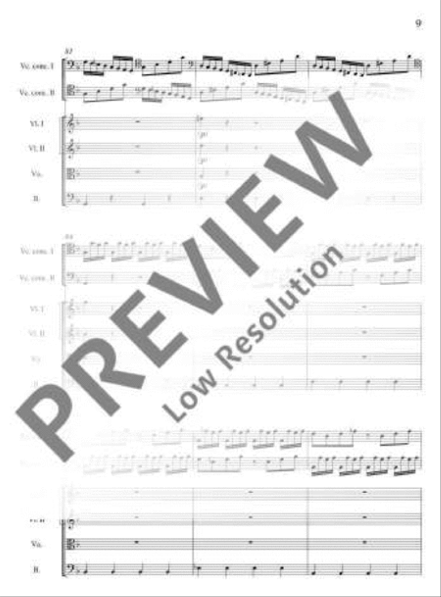 Concerto G minor String Orchestra scores gallery preview page 18