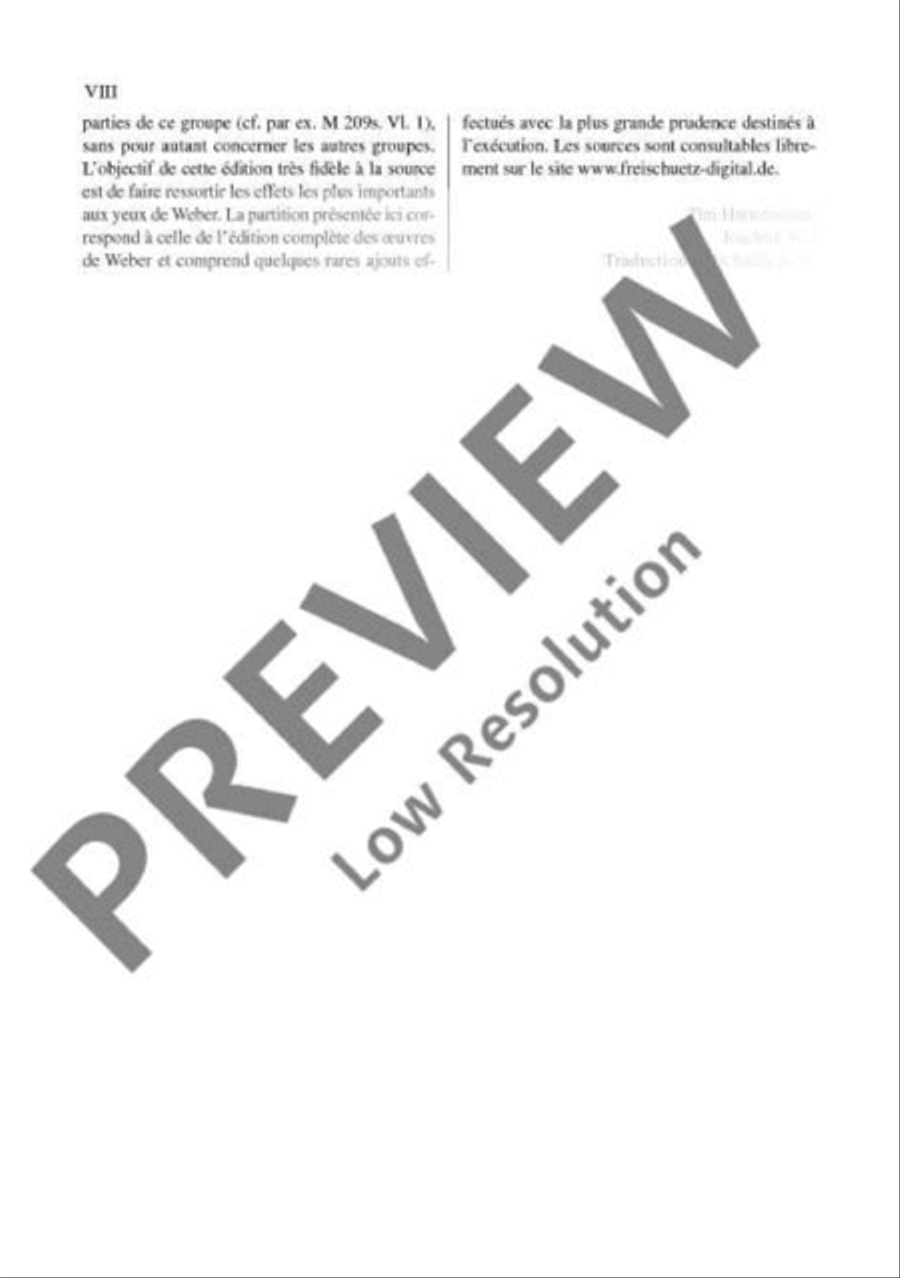 Der Freischütz Orchestra scores gallery preview page 9