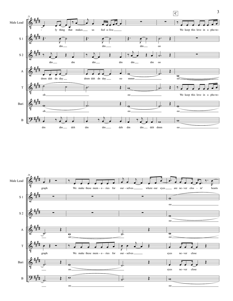 Photograph 4-Part scores gallery preview page 3