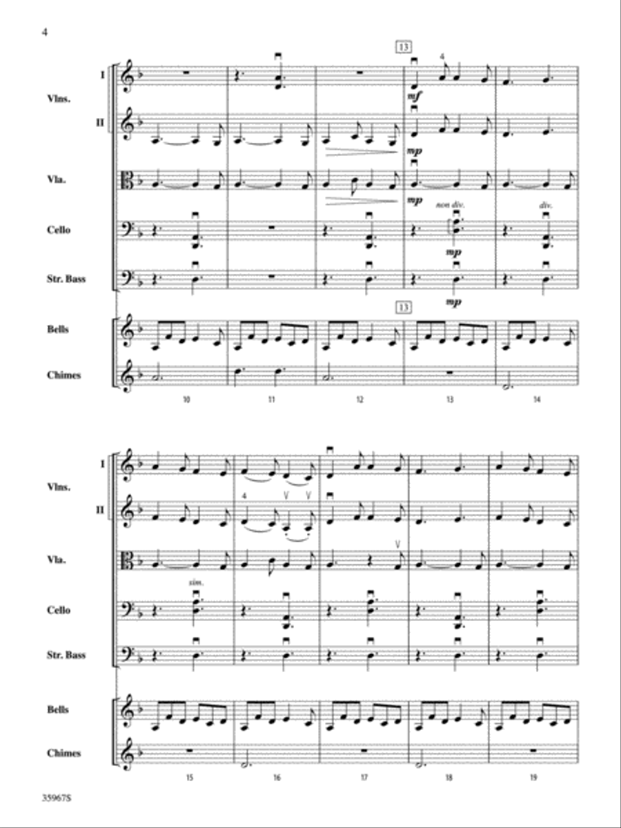 Masters in This Hall String Orchestra scores gallery preview page 3