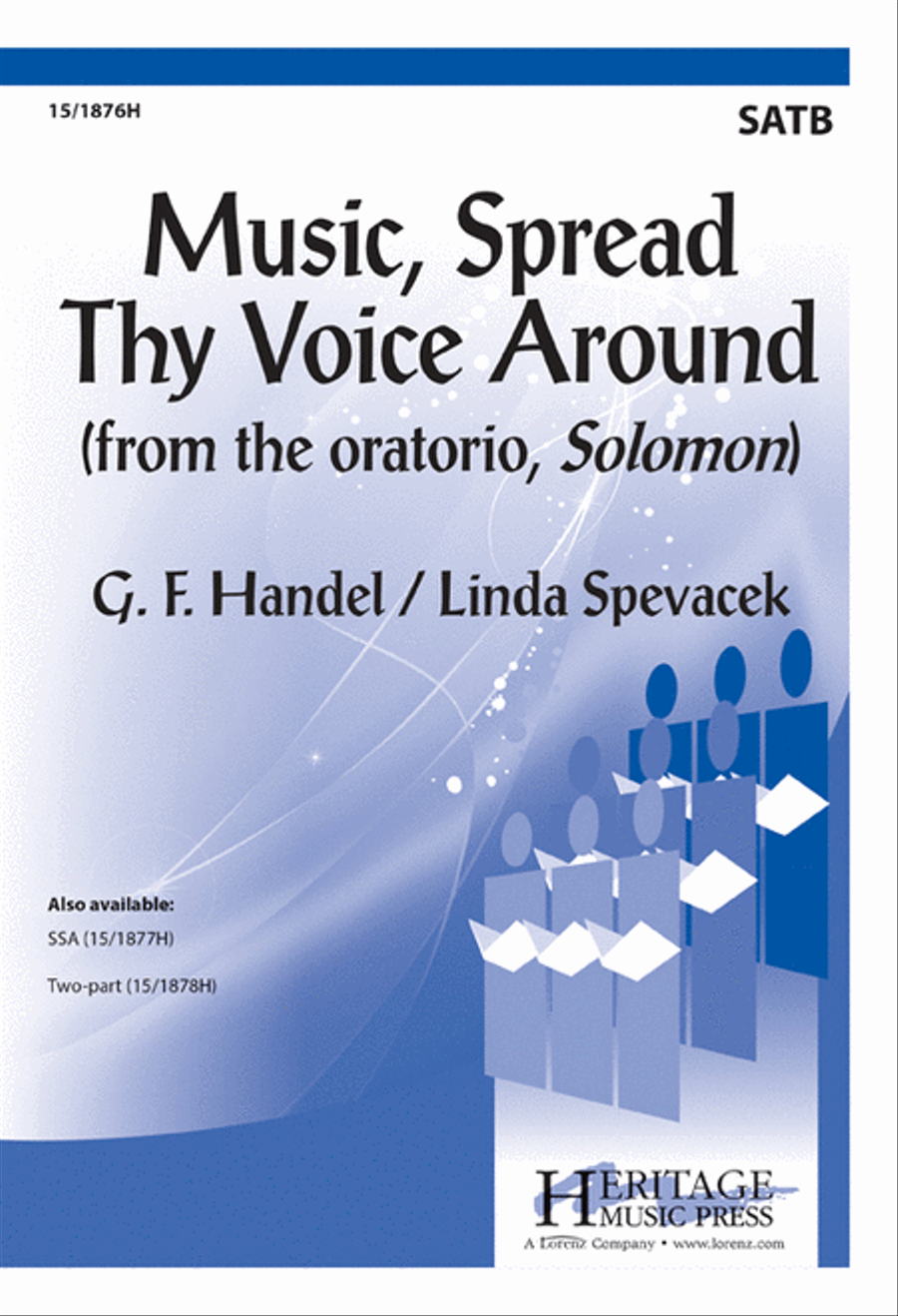 Music, Spread Thy Voice Around 4-Part scores gallery preview page 1