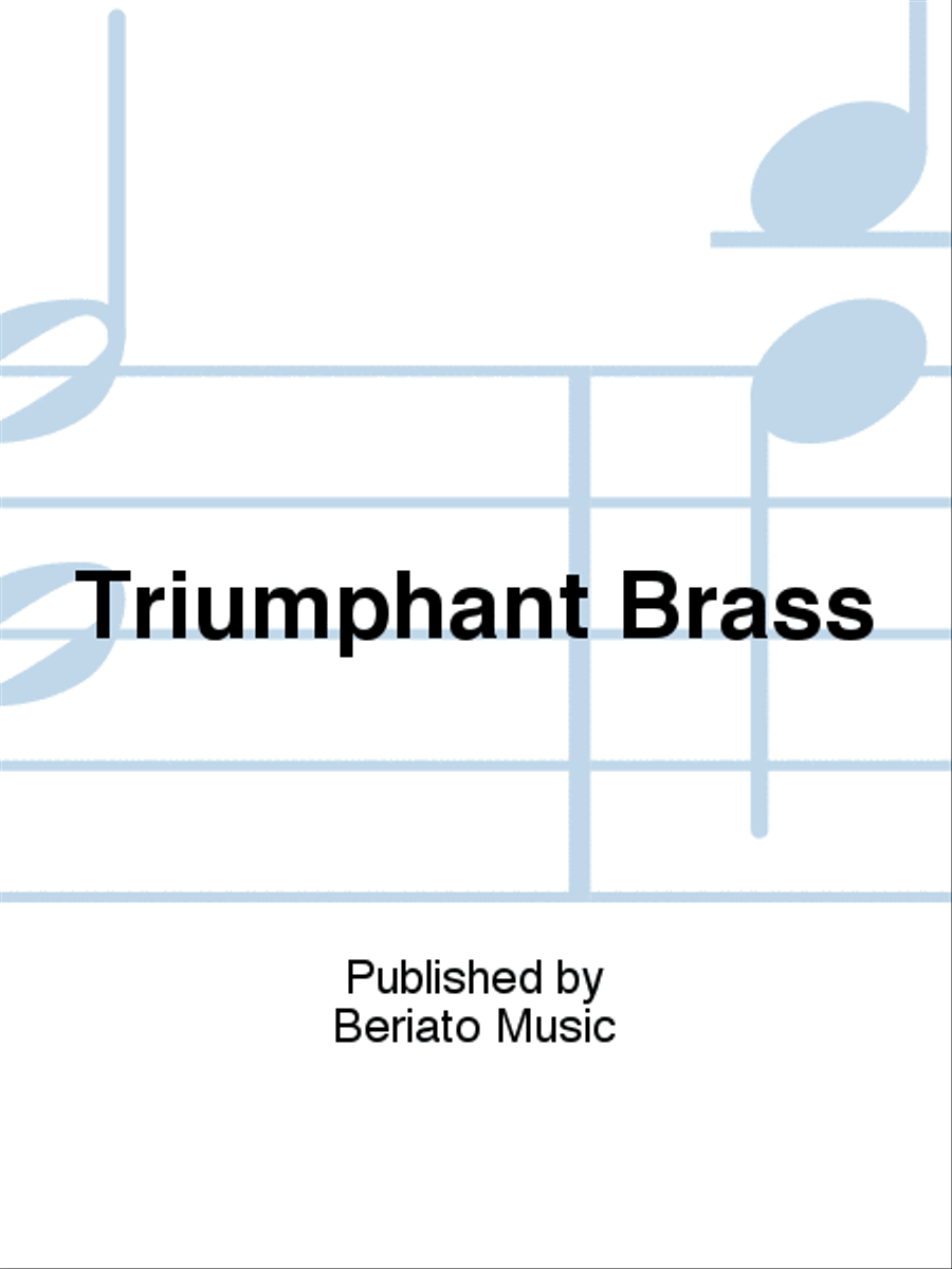 Triumphant Brass Brass Band scores gallery preview page 1