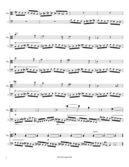 Bela Bartok - Five-Finger Exercise(From 10 Easy Pieces) - Viola/Cello Duet