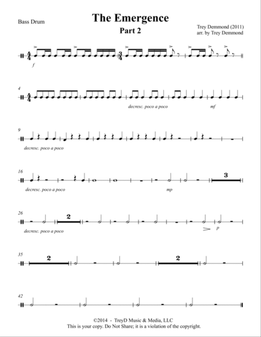 The Emergence, Part 2 The Emergence, Part 2 Chamber Orchestra scores gallery preview page 5