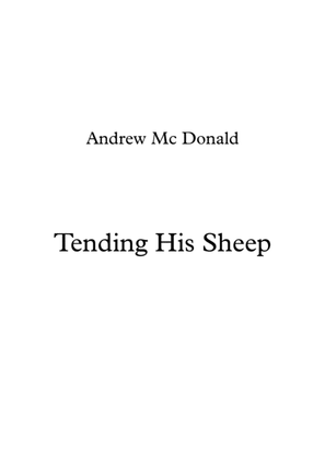 Tending His Sheep