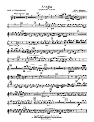 Adagio Symphony No. 2, Op. 61 - 1st Eb Alto Saxophone