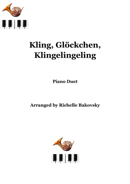 Kling, Glöckchen, Klingelingeling for piano duo image number null