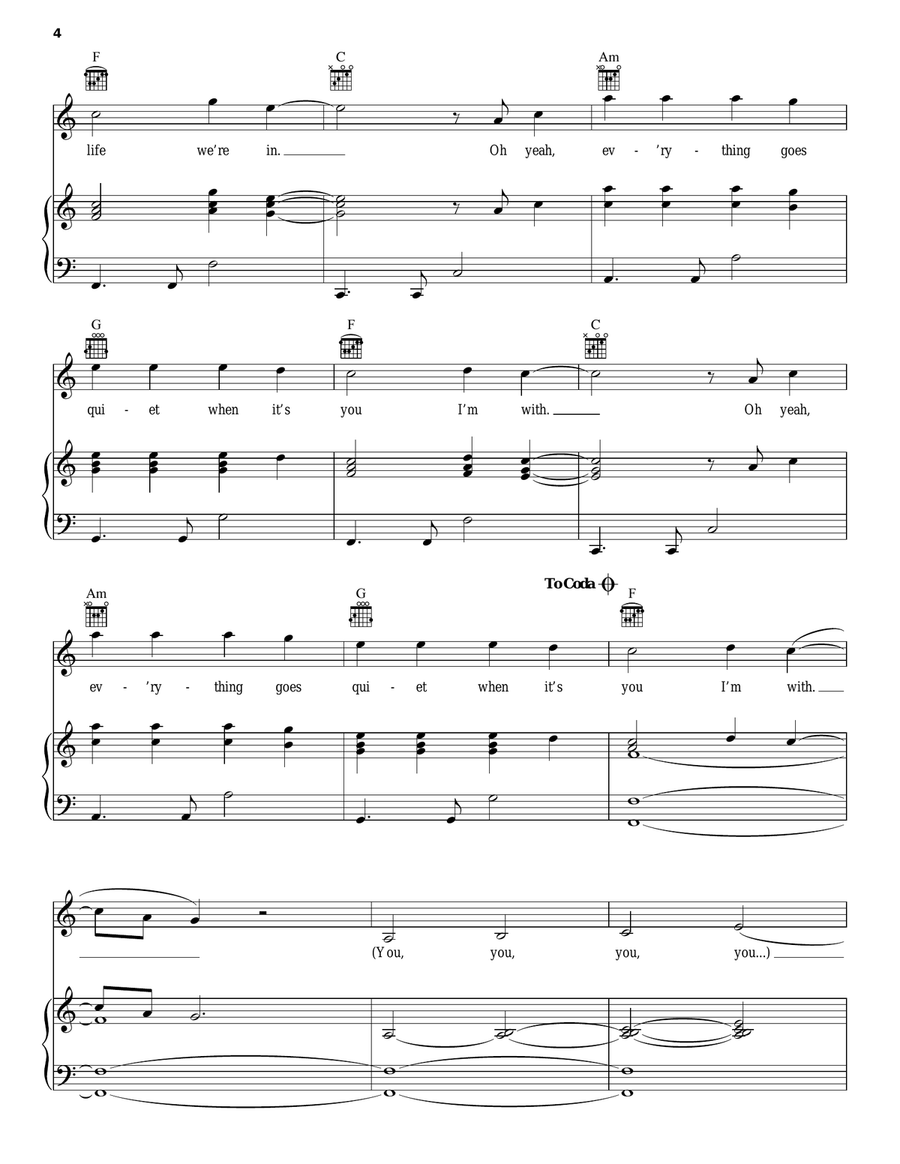Quiet Acoustic Guitar scores gallery preview page 4