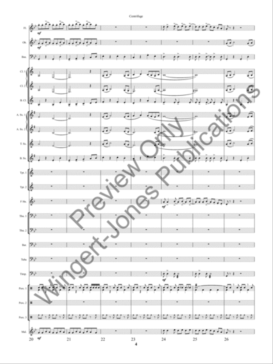 Centrifuge Concert Band scores gallery preview page 7