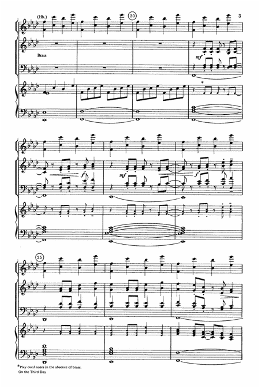 On the Third Day 4-Part scores gallery preview page 4