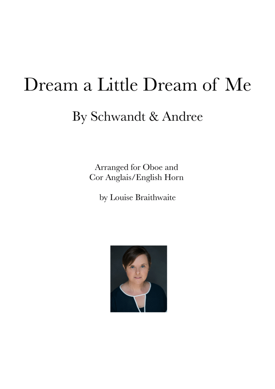 Dream A Little Dream Of Me Woodwind Ensemble scores gallery preview page 1