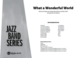 Book cover for What a Wonderful World: Score