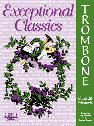 Book cover for Exceptional Classics for Trombone with CD