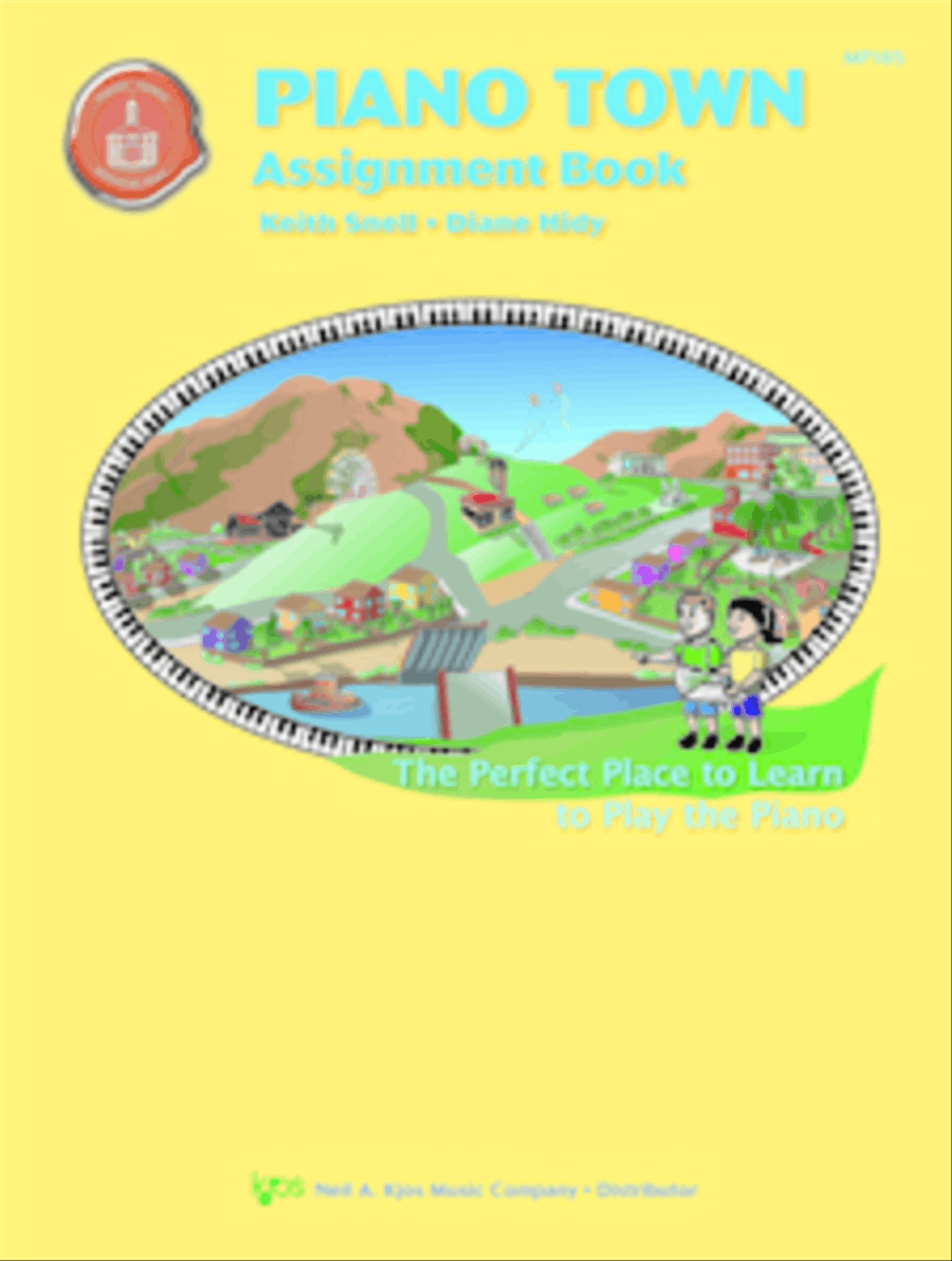 Piano Town Assignment Book Piano Method scores gallery preview page 1