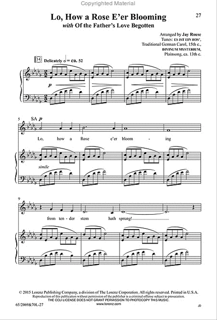 A Noel Celebration 4-Part scores gallery preview page 8