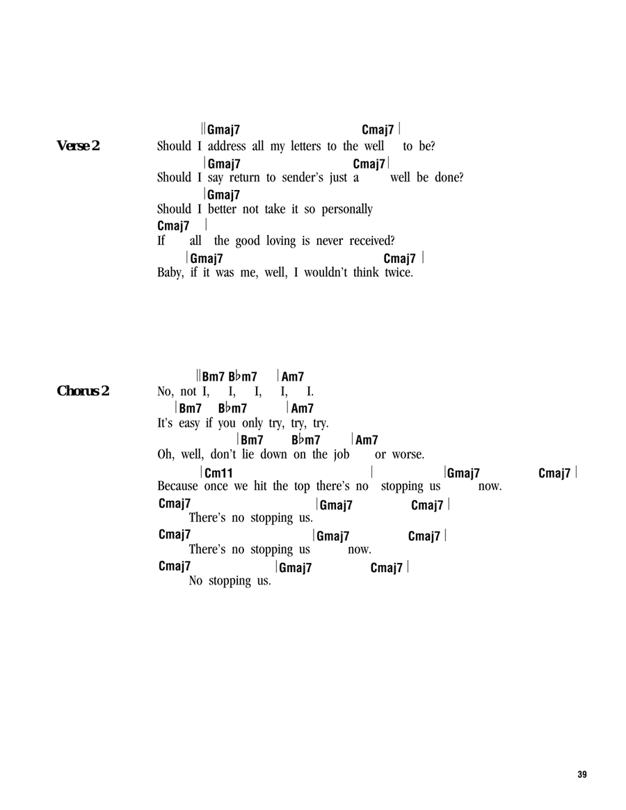 No Stopping Us Acoustic Guitar scores gallery preview page 2
