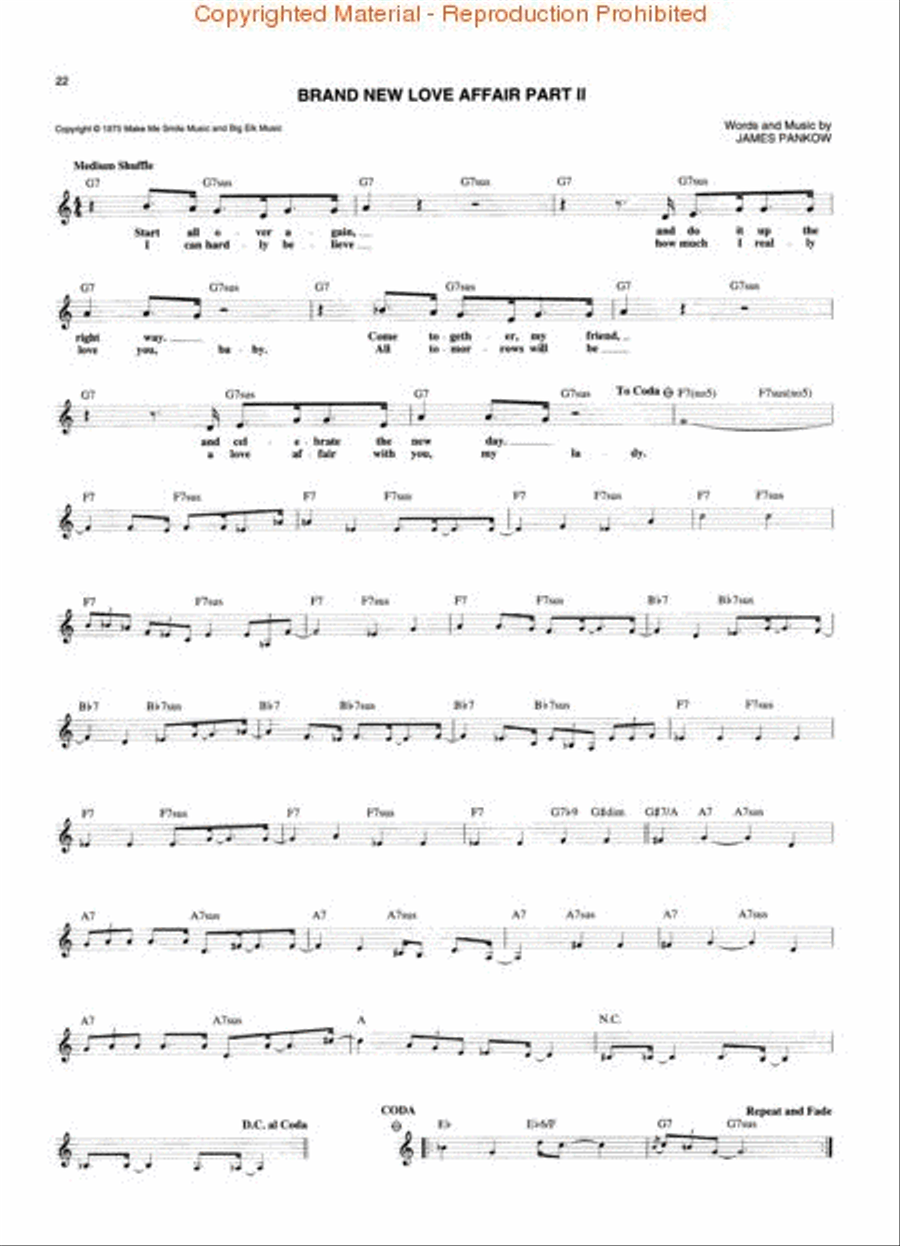 The Chicago Fake Book Piano, Vocal, Guitar scores gallery preview page 3