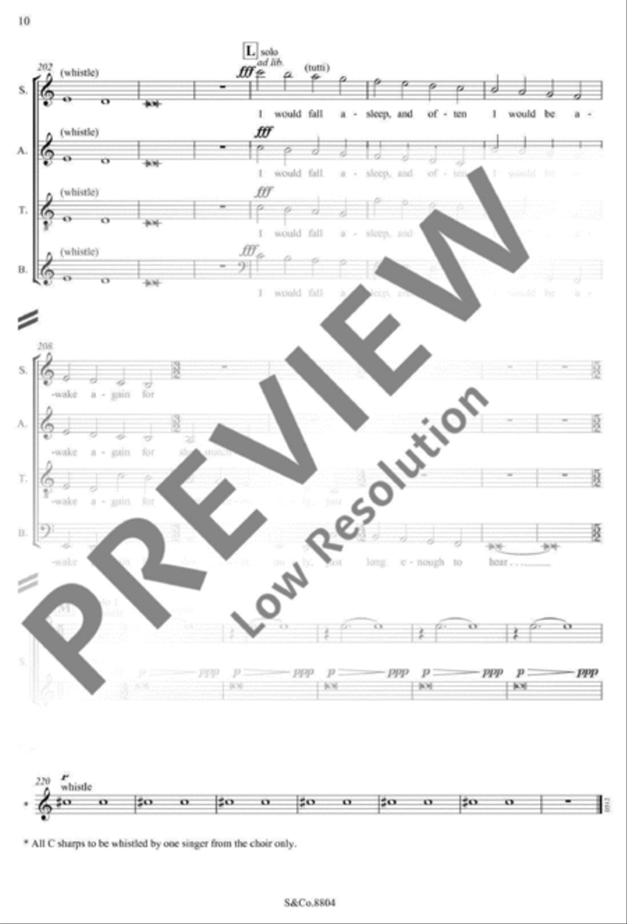Long Time 4-Part scores gallery preview page 13