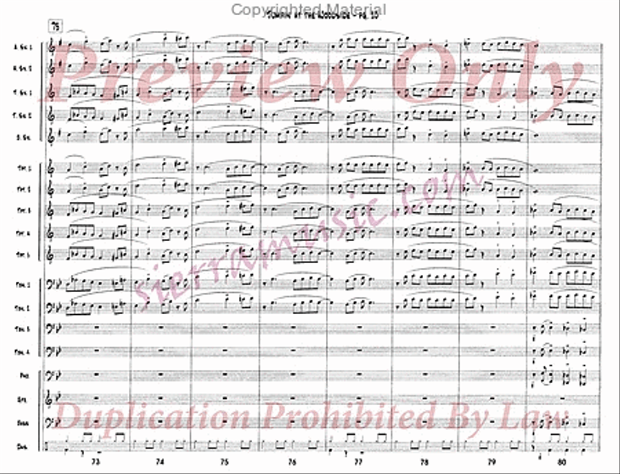 Jumpin' At The Woodside Jazz Ensemble scores gallery preview page 11