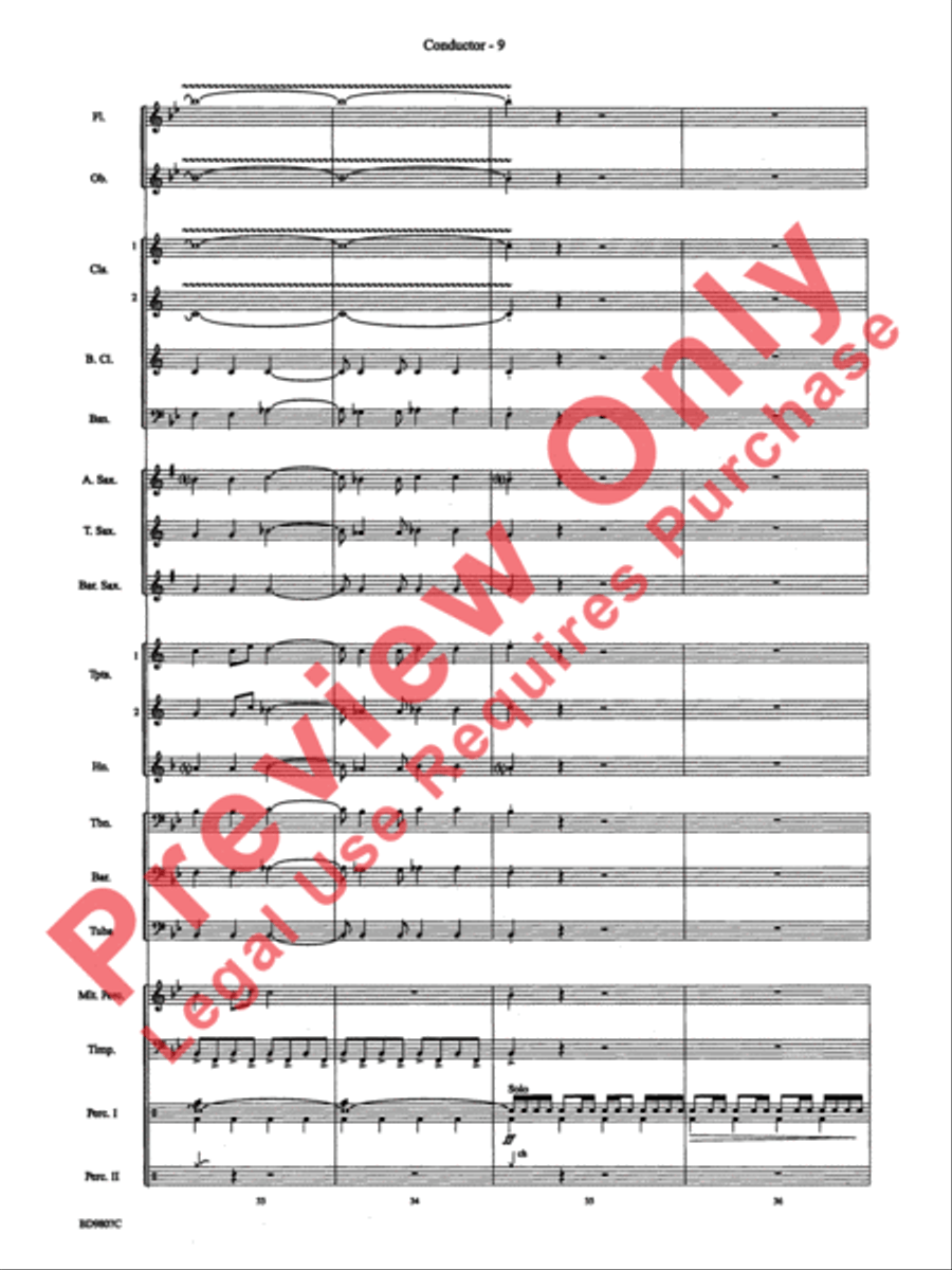 Fields of Kent Concert Band scores gallery preview page 11