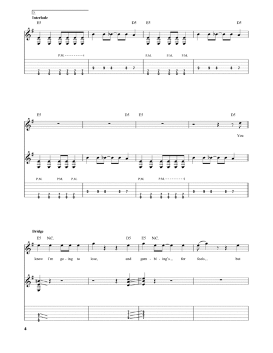Ace Of Spades Ace Of Spades Electric Guitar scores gallery preview page 4
