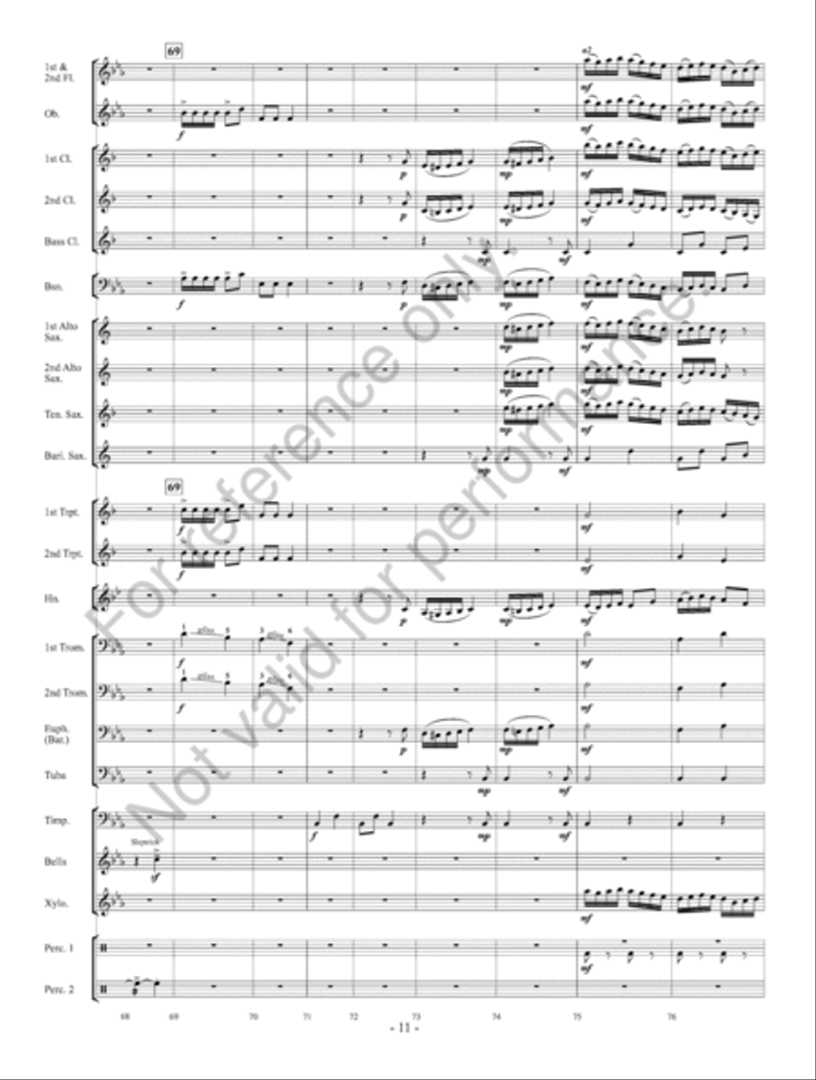 The Toymaker's Workshop Concert Band scores gallery preview page 12