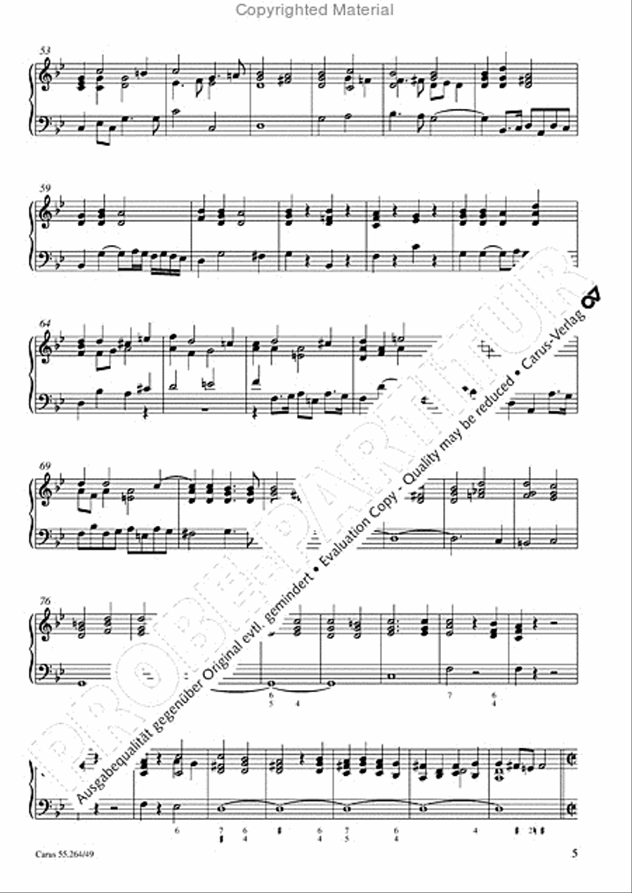 Israel in Egypt - Part I Organ scores gallery preview page 8