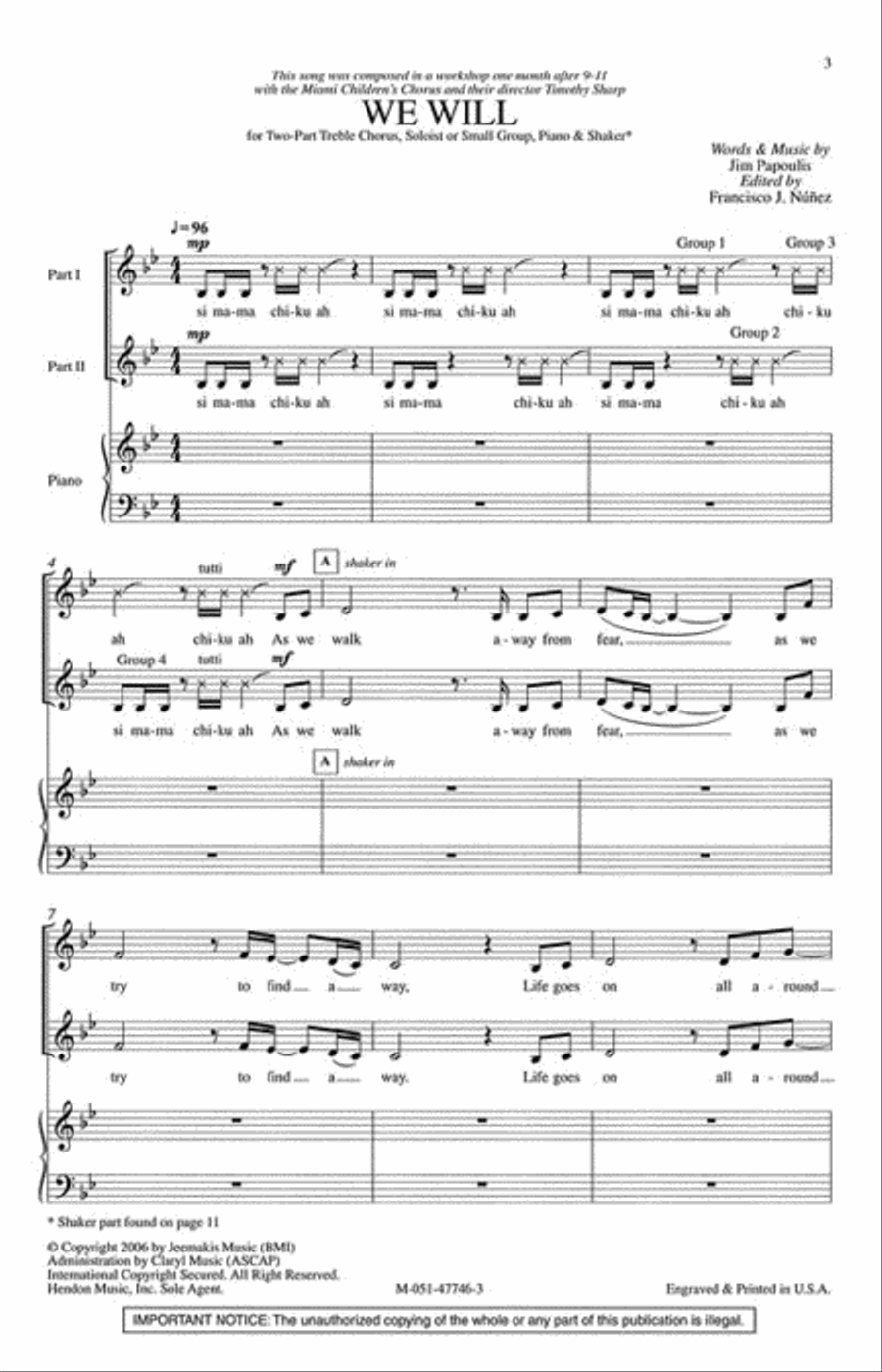 We Will 2-Part scores gallery preview page 2
